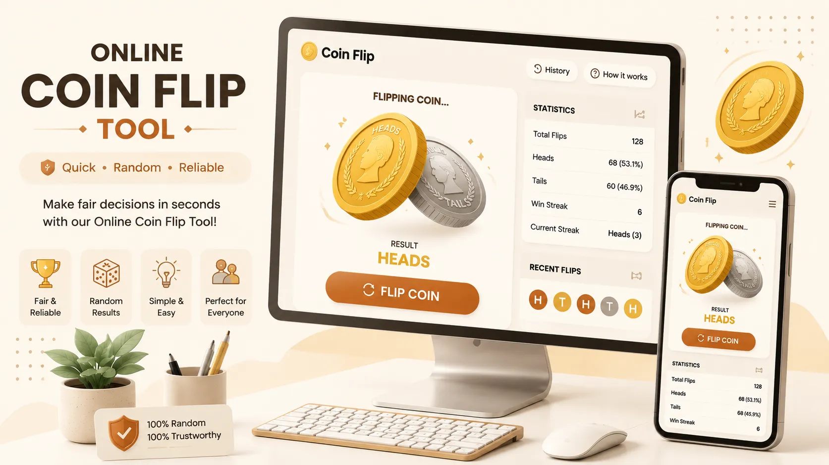How to Flip a Coin Online for Fair Decisions